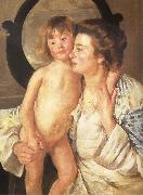 Mary Cassatt Mother and Son Spain oil painting artist
